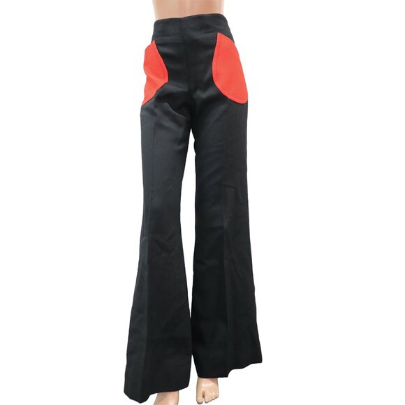 AUTHENTIC Vintage 70s Bell Bottoms Flare Leg Pants 32 - Picture 5 of 5